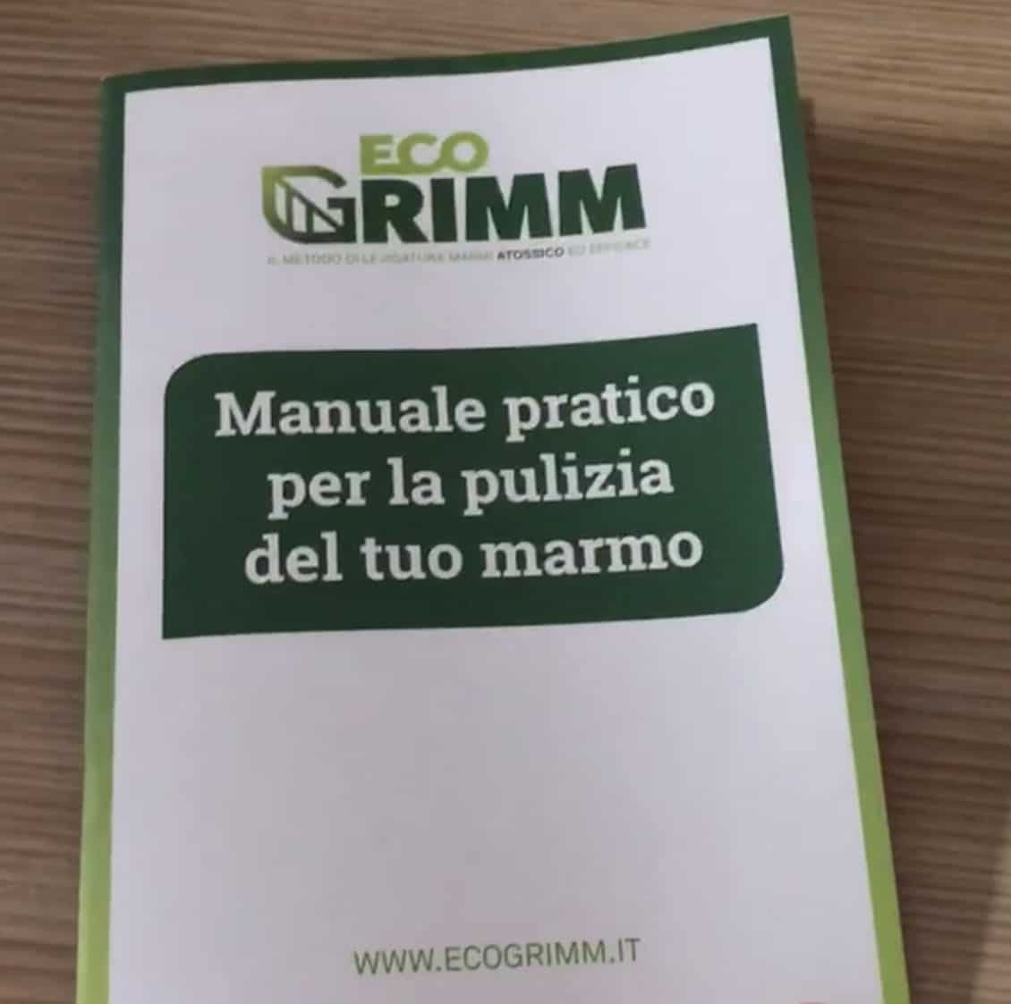 Manuale pulizia marmo